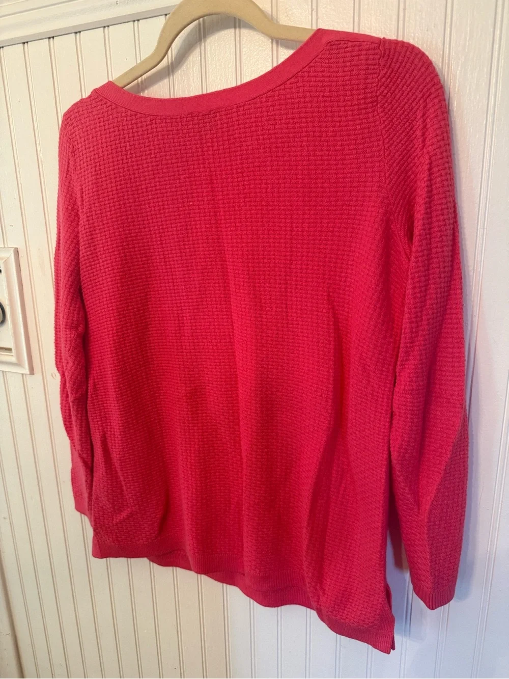 Talbots Crewneck Hot Pink Small Sweater - Picture 6 of 6